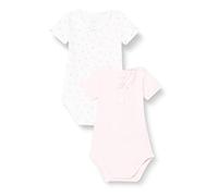 Chicco Set 2 Pezzi Body A Maniche Corte con Apertura sulla Spalla per Bambina, Bimba 0-24, Rosa, 15 Mesi, Pacco da 2