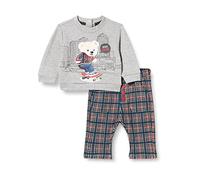 Chicco Set 2 Pezzi con Felpa e Pantaloni Lunghi (733) Bimbo 0-24, Grigio, 9 mesi