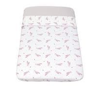 Set Lenzuola Superiore e Inferiore con Angoli Chicco Next 2 Me Pink Ballet 2pz