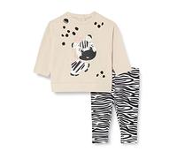 Chicco, Set 2 Pezzi: T-shirt Maniche Lunghe e Leggings per Bimba, Bimba 0-24, 12 mesi, Multicolore (610)