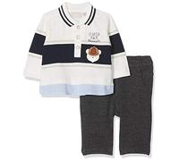 Chicco SET 2 PZ POLO+PANTALONE LUNGO Completino, Bimbo 0-24, Blu (Blu Scuro 088), 86 (Taglia produttore:86)