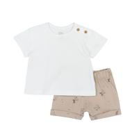 CHICCO SET 2 PZ T.SHIRT+PANTALONI ART. 073896 COLORE NATURALE MEDIO BAMBINO