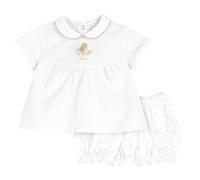 CHICCO SET 2 PZ T.SHIRT+PANTALONI COR ART. 073861 COLORE BIANCO BAMBINA