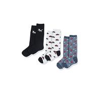 Chicco Set Calzini Sotto Il Ginocchio In Cotone Unisex - Bambini e ragazzi, Grigio, 12-15 mesi