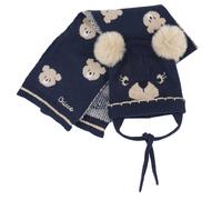 Chicco, Set Cappello e Sciarpa Bambino e Bambina, in Caldo e Morbido Tessuto, Cappello con PON PON e Paraorecchie, Abbigliamento Bambino e Bambina, Designed in Italy