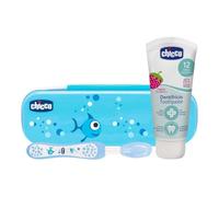 Chicco 00007533200000 spazzolino da denti Set di spazzolini da denti Blu Bambino