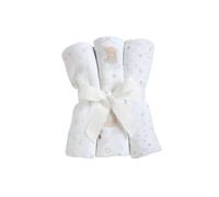 Chicco, Set di 3 Mussole Neonato e Neonata, in Cotone Morbido e Leggero, Idee Regalo Nascita Bambino e Bambina, Designed in Italy