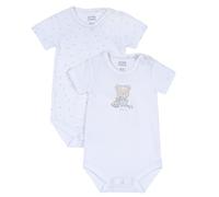 Chicco, Set Due Body con Manica Corta e Apertura Sulla Spalla, Unisex - Bimbi 0-24, 9 mesi, Bianco (649)