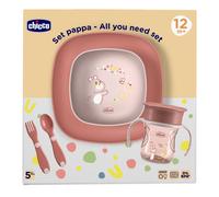 Chicco set pappa 12m+ rosa