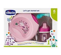 Chicco Set Pappa 6M+, Bimba, Rosa