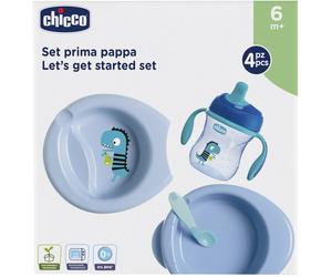 Chicco Set Pappa Azzurro 6M+ 1 pz Set