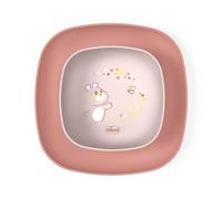 Set piatto piano e ciotola 12m+ rosa - chicco