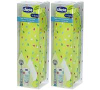 Chicco Set Primi Dentini 3-6 Anni Colore Verde e Azzurro 2x50 ml