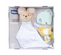Chicco Set Regalo Nascita My Sweet DouDou + Ciuccio + Massaggiagengive, 1 pezzo