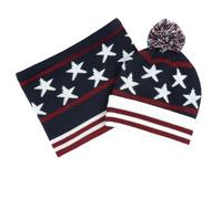 Chicco Set Sciarpa E Cappello, Cappello Invernale Unisex - Bambini e Ragazzi, Blu, 12-15 Mesi, Designed in Italy
