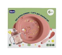 Chicco - Set Svezzamento 6+ Mesi Rosa Confezione 3 Pezzi