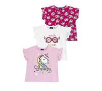 Chicco Set T-shirt Con Maniche Corte In Cotone Bambine e ragazze, Rosa, 6 anni