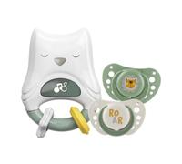 Chicco Set Trillino Elettronico Gufo Day&Night e 2 Succhietti Air 2-6 Mesi, Tril