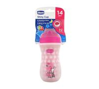 Chicco Shiny Cup Tazza Glowing Si illumina al Buio 14 Mesi+ 150 ml Rosa