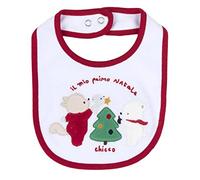 Chicco, Simpatica bavetta con orsetti natalizi e albero di Natale, Christmas