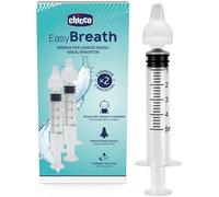 Chicco Siringa Nasale Lavaggi Easy Breath per Lavaggi Nasali Bambini 2 Siringhe da 5 ml