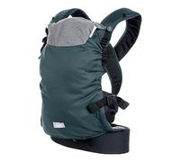 Chicco Skin Fit, Marsupio per Neonati Ergonomico, Per Bambini da 0 Mesi a 9 kg, Regolabile, Ottimo per le Anche dei Bebè, con Spallacci Incrociati e Imbottiti, Cintura Addominale, Con Cappuccio, Verde