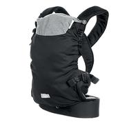 Chicco Skin Fit, Marsupio per Neonati Ergonomico, Per Bambini da 0 Mesi a 9 kg, Regolabile, Ottimo per le Anche dei Bebè, con Spallacci Incrociati e Imbottiti, Cintura Addominale, Con Cappuccio, Nero