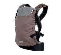 Chicco Skin Fit, Marsupio per Neonati Ergonomico, Per Bambini da 0 Mesi a 9 kg, Regolabile, Ottimo per le Anche dei Bebè, con Spallacci Incrociati e Imbottiti, Cintura Addominale, Con Cappuccio, Beige