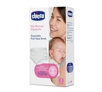 Chicco Slip Monouso Dopo Parto in rete elasticizzata, Mutandine Assorbenti Post Parto, Assorbenza Rapida, Biancheria morbida indicata in caso di punti di sutura, taglia unica,confezione da 4 pz