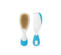 Chicco 00006569200000 spazzola e pettine Blu, Bianco 2 pz