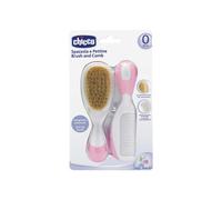 Chicco Spazzola e Pettine Capelli Rosa 0M+ - Spazzola e Pettine