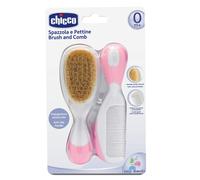 Chicco 00006569100000 spazzola e pettine Rosa, Bianco 2 pz