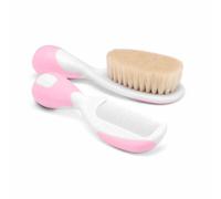 Chicco 00006569100000 spazzola e pettine Rosa, Bianco 2 pz