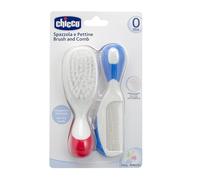 Chicco Spazzola in Nylone e Pettine Set Igiene Neonato