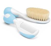 Chicco Spazzolino e Pettine Naturale Azzurro