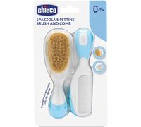 Chicco Spazzolino e Pettine Naturale Azzurro