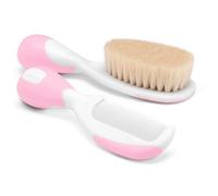 Chicco Spazzolino e Pettine Naturale Rosa