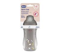Chicco Sport Cup Tazza Antigoccia 14M+ Grigia - 266 Ml