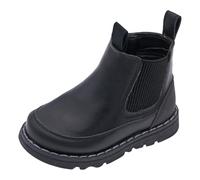 Chicco Stivaletto con elastico laterale, Bambino e ragazzo, Nero, 25, Designed in Italy
