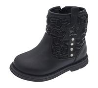 Chicco Stivaletto con zip laterale, Bambina e ragazza, Nero (3), 25, Designed in Italy