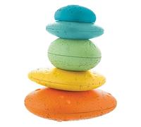 Chicco Stone Balance, Gioco Impilabile con 5 Pietre di Colori, Forme e Dimensioni Diverse, Realizzato in Plastica Riciclata, Made in Italy - Giochi Educativi 6 Mesi - 3 Anni