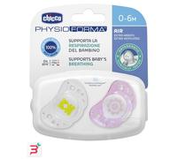 Chicco 105643896 ciuccio per bambino Ciuccio per bambini a flusso libero Ortodontico Silicone Rosa, Viola