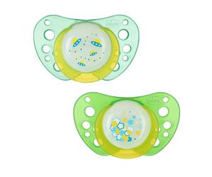 Chicco Succhicco Air Silicone Luminoso 0+ 2 Pezzi