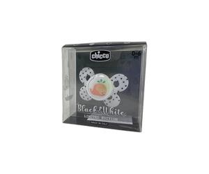 Chicco Succhicco Comfort Silicone Black&White 0-6m