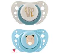Physioforma air azzurro in silicone 2-6 mesi | 2 pezzi | chicco