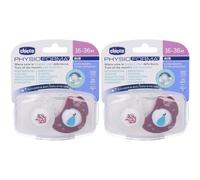 Chicco Succhietti Air in Silicone Colore Rosso 16-36 Mesi 2x1 St