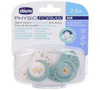 Chicco Succhietti Air in silicone Verde 2-6 mesi 2 pezzi