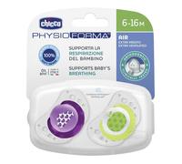 Chicco 105643894 ciuccio per bambino Ciuccio per bambini a flusso libero Ortodontico Silicone Rosa, Viola