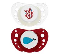 Chicco Succhietti Air Rosso Lumi Silicone 16-36 Mesi 2 Pezzi