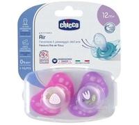 Chicco Succhietto Chicco Air Girl in silicone 16-36 mesi, 2 pezzi